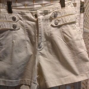 Sofia by Sofia Vergara White Jean Shorts